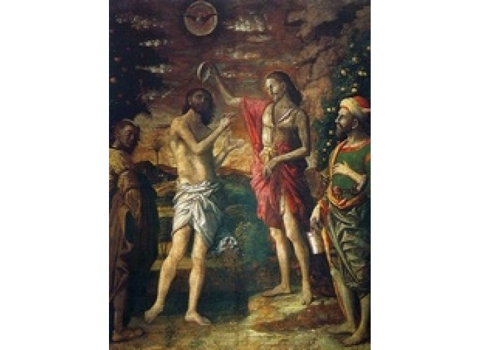 Il Battesimo di Cristo - Mantegna Il Battesimo di Cristo - Mantegna